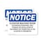 Signmission Elevator Machine Room Authorized Personnel OSHA Notice Sign, Vinyl Decal, 10in W x 7in L, 2PK OS-2PACK-NS-D-710-L-11729 - alternate 1